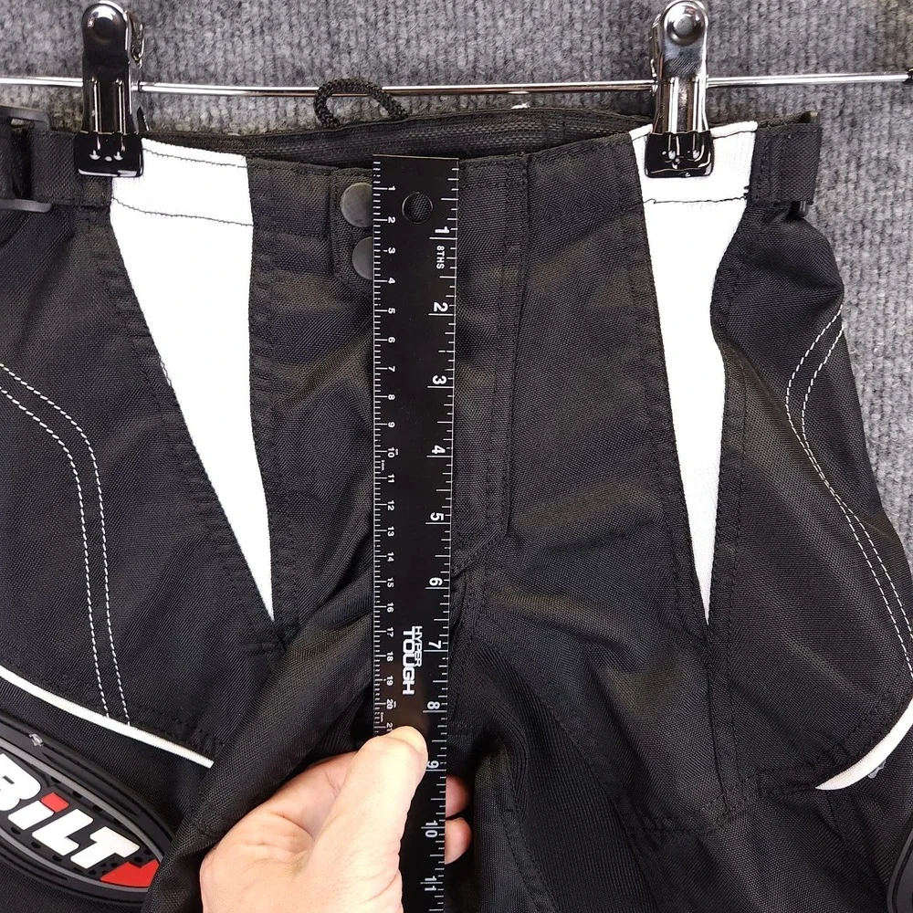 Bilt Pants Boys' 22Y Black‎ White Motorcycle Motocross Riding Kids Racing